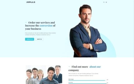 Impuls - Minimal Creative Business WordPress Elementor Theme WordPress Theme