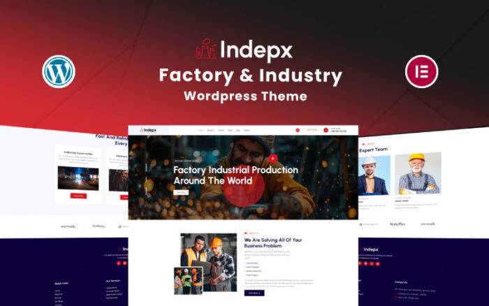 Indepx - Industry & Factory Wordpress Theme WordPress Theme