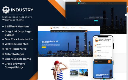 Industry Business WordPress theme WordPress Theme