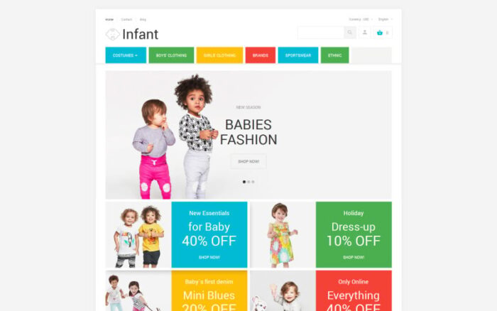 Infant Clothing Store PrestaShop Theme