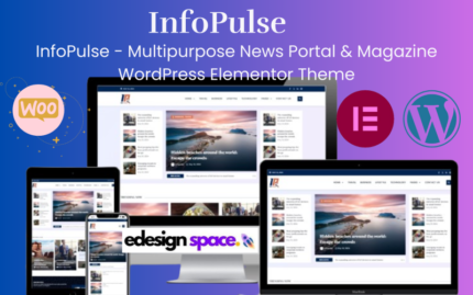 InfoPulse - Multipurpose News Portal & Magazine WordPress Elementor Theme WordPress Theme