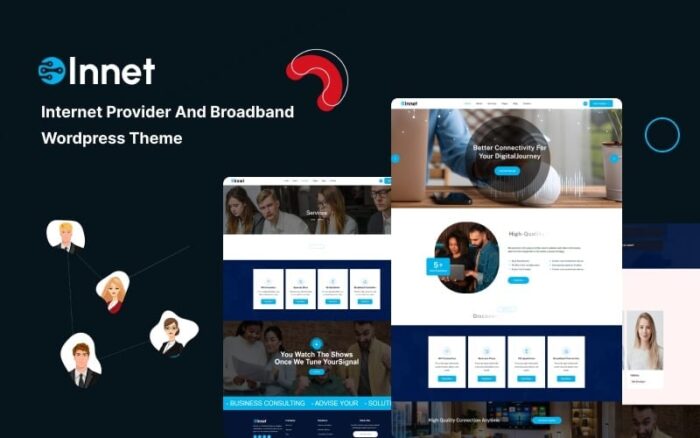 Innet - Internet Provider and Broadband WordPress Theme