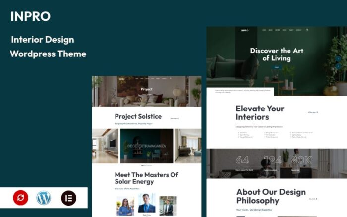 Inpro - Interior Design Wordpress Theme WordPress Theme