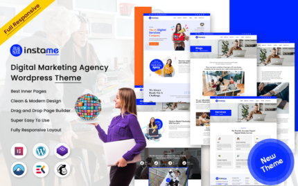 Instame - Digital Marketing Agency WordPress Theme