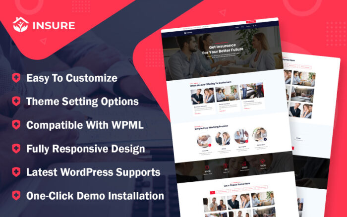 Insure - Insurance Agency Business WordPress Theme