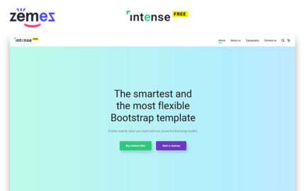 Intense Free - Business HTML Website Template