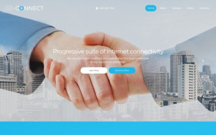 ISP Responsive Website Template