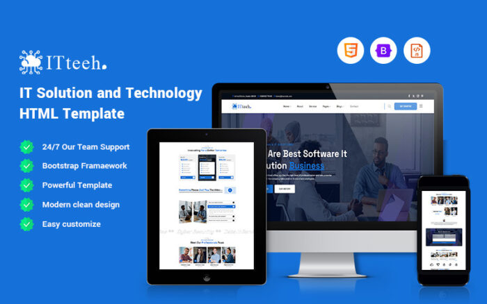 Itteeh - Solution and Technology Website Template