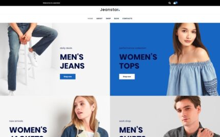 Jeanstar - Clothes Store Elementor WooCommerce Theme