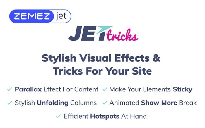 JetTricks - Visual Effects Addon for Elementor WordPress Plugin