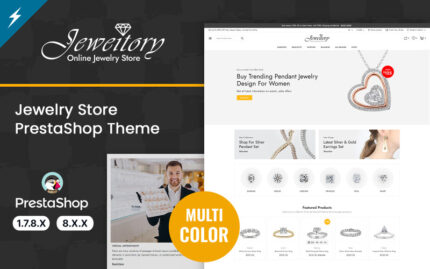 Jeweitory Jewelry and Diamond Store PrestaShop Theme