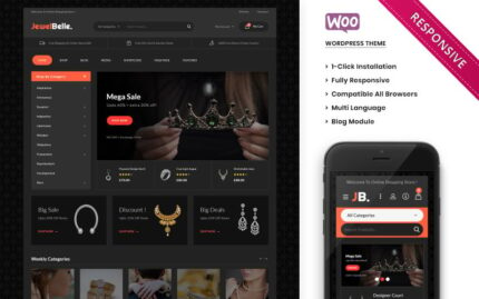 Jewelbelle - The Mega Jewelry Store WooCommerce Theme