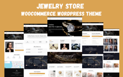 Jewelry Store WooCommerce Elementor WordPress Theme