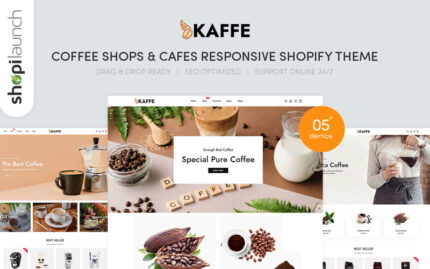 Kaffe - Coffee Shops & Cafes Shopify 2.0 Theme Shopify Theme