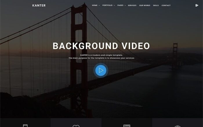 Kanter - Corporate&Portfolio&Agency WordPress Theme