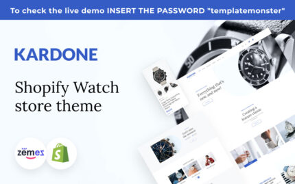 Kardone Shopify Watch Store Theme Shopify Theme