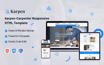 Karpen - Carpenter and Wood Responsive Website Template