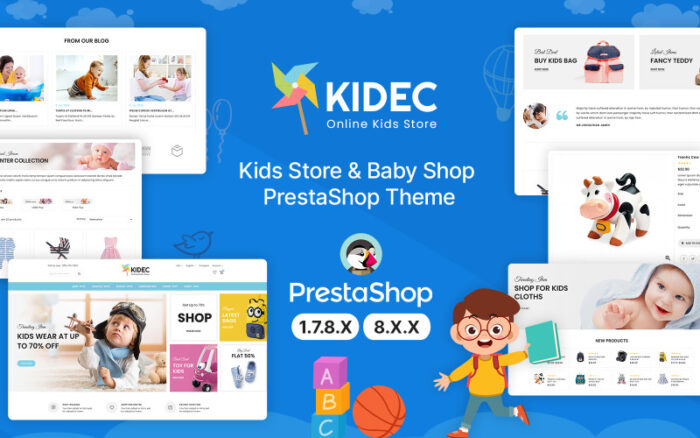 Kidec - Toys and Kids PrestaShop Theme