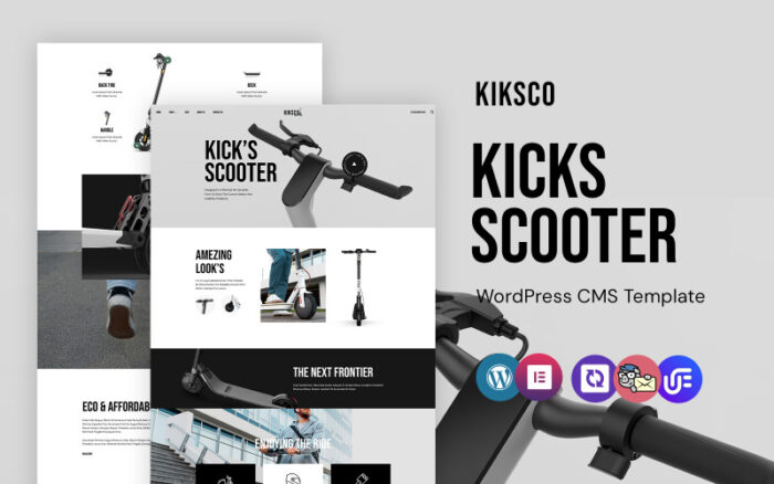 Kiksco - Electric Kicks Scooter WordPress Elementor Theme WordPress Theme