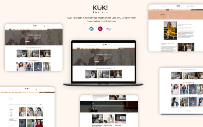 Kuki Fashion | Elementor WooCommerce Theme