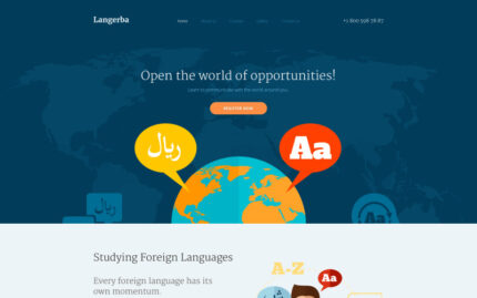 Langerba Website Template