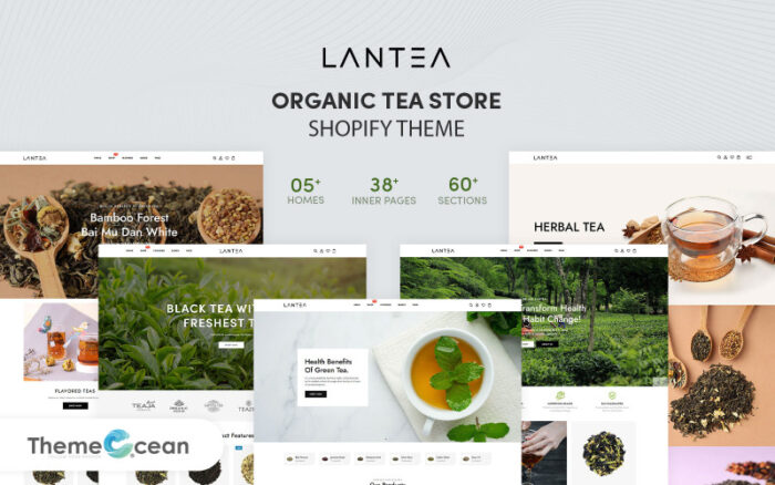 Lantea - Organic Tea Store Shopify Theme