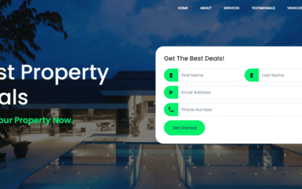 Latitude - Real Estate HTML Landing Page Landing Page Template