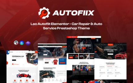 Leo Autofiix Elementor - Car Repair & Auto Service Prestashop Theme PrestaShop Theme