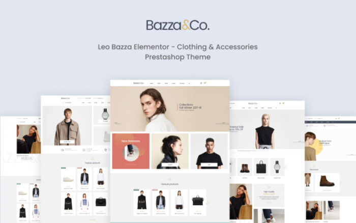 Leo Bazza Elementor - Clothing & Accessories Prestashop Theme PrestaShop Theme