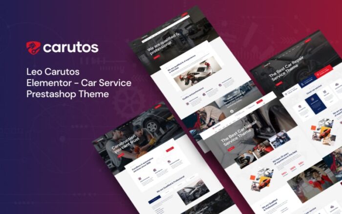 Leo Carutos Elementor - Car Service Prestashop Theme PrestaShop Theme