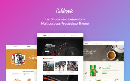 Leo Shopicnew Elementor - Multipurpose Prestashop Theme PrestaShop Theme