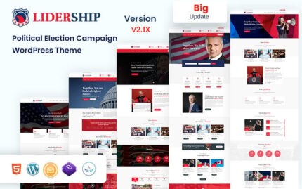 Lidership - Political, Election Campaign and Party Candidate WordPress Theme