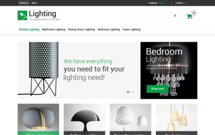 Lighting Store PrestaShop Theme