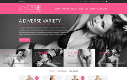 Lingerie Shop PrestaShop Theme