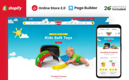 Little Baby Kids & Toys Store Shopify Theme