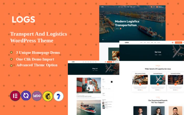 Logs - Transport And Logistics Wordpress Theme WordPress Theme