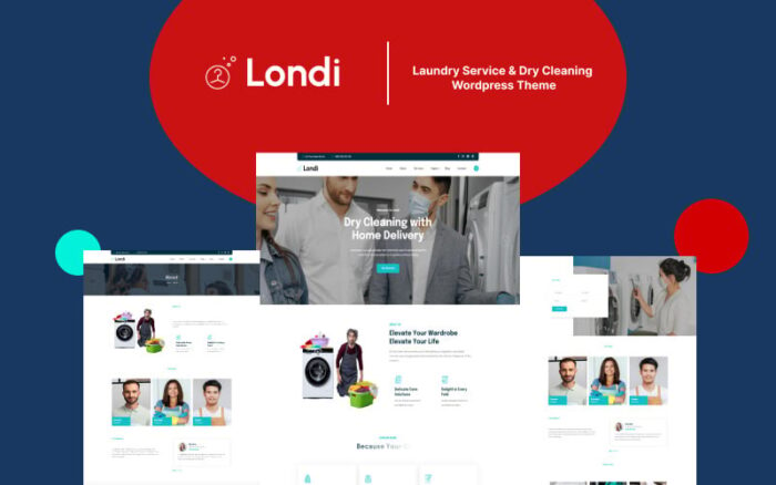 Londi - Laundry Service & Dry Cleaning WordPress Theme