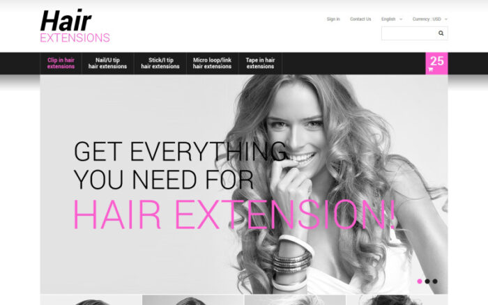 Long Hair PrestaShop Theme