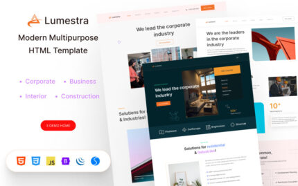 Lumestra HTML construction Template Website Template