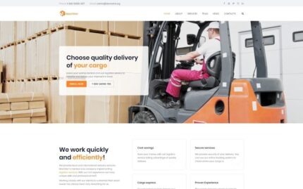 Machiter - Logistics Multipurpose Classic WordPress Elementor Theme WordPress Theme