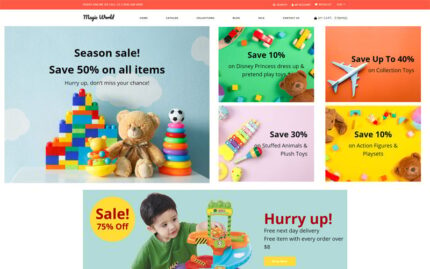 Magic World - Toys Store Clean Shopify Theme