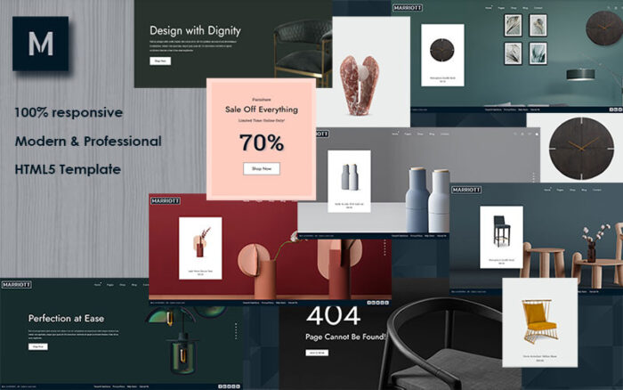Marriott - Furniture Store HTML Website Template