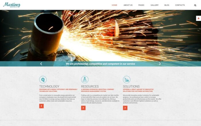 Martinez - Industrial Multipage Modern Joomla Template