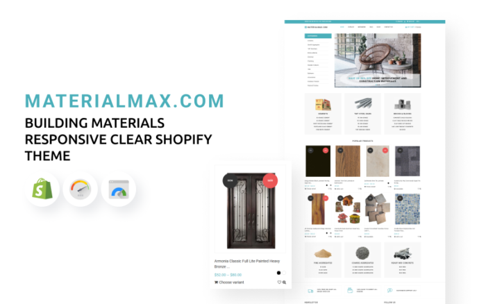 Materialmax - Building Materials Responcive Clear Shopify Theme