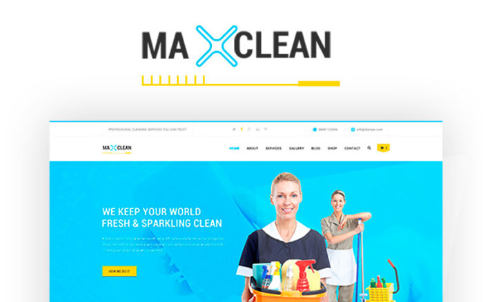 MaxClean - Cleaning WordPress Theme