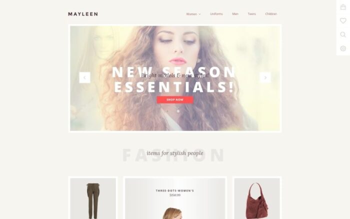 Mayleen OpenCart Template