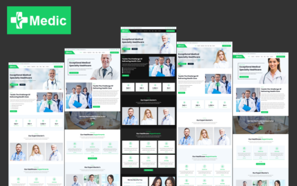 Medic - Hospital, Diagnostic, Clinic, Health, Doctor, and Medical Lab Elementor WordPress Theme