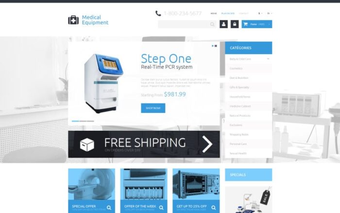 Medical Appliances PrestaShop Theme