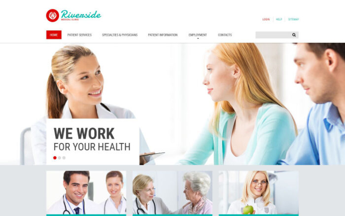 Medical Responsive Website Template