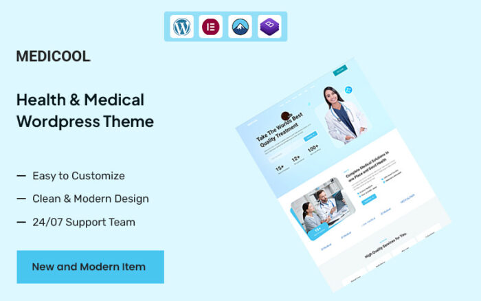 Medicool – Medical & Health WordPress Theme